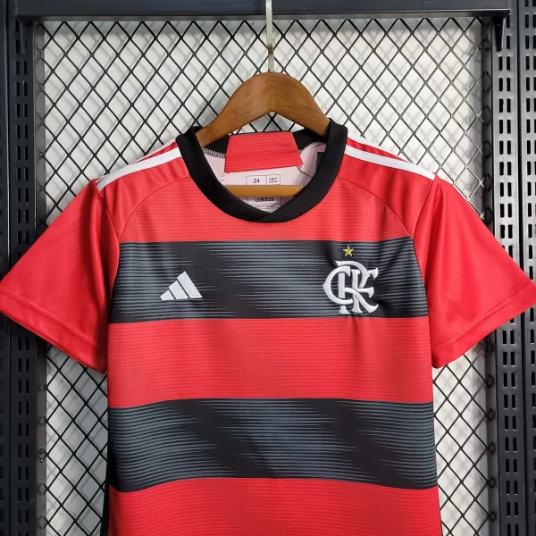 Kit de Uniforme Infantil do Flamengo I 2023-2024 - Imagem 2