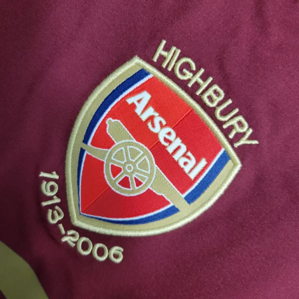 Camisa do Arsenal Manga Longa Retrô 2005-2006 - Imagem 3