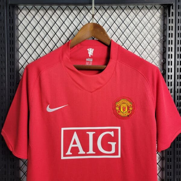 Camisa do Manchester United Retrô 2007-2008 - Imagem 3