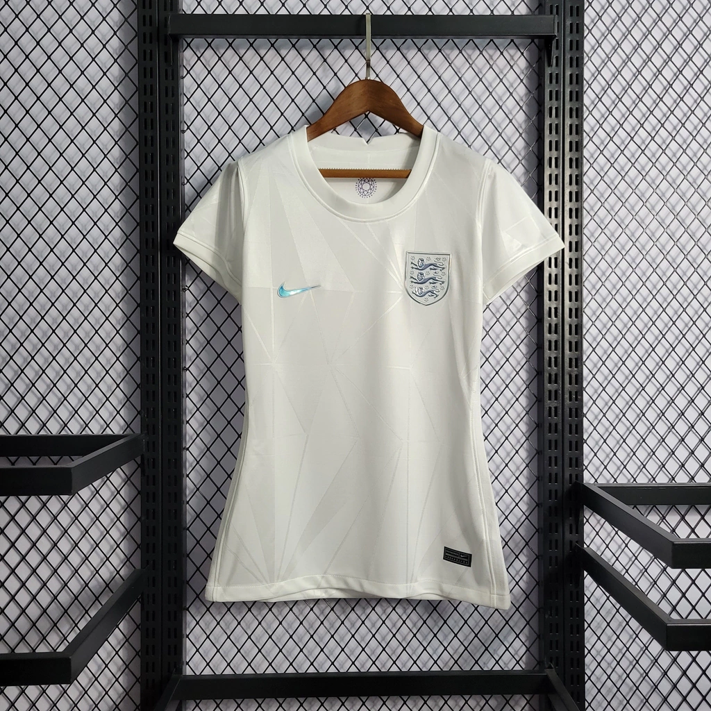 Camisa da Inglaterra Feminina EE 2022-2023 Camisa da Inglaterra Feminina EE 2022-2023