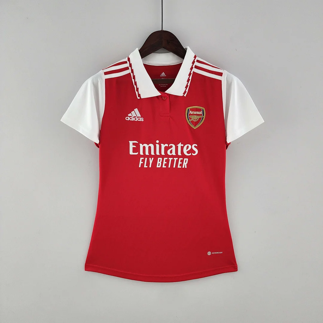 Camisa do Arsenal Feminina I 2022-2023 Camisa do Arsenal Feminina I 2022-2023