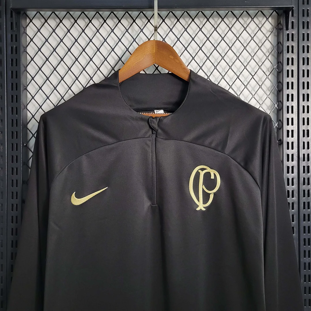 Camisa do Corinthians Manga Longa Treino 2023-2024 Camisa do Corinthians Manga Longa Treino 2023-2024 - Imagem 2
