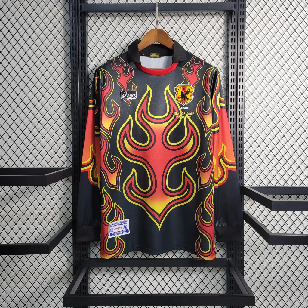Camisa do Japão Goleiro Retrô 1998-1999 Camisa do Japão Goleiro Retrô 1998-1999