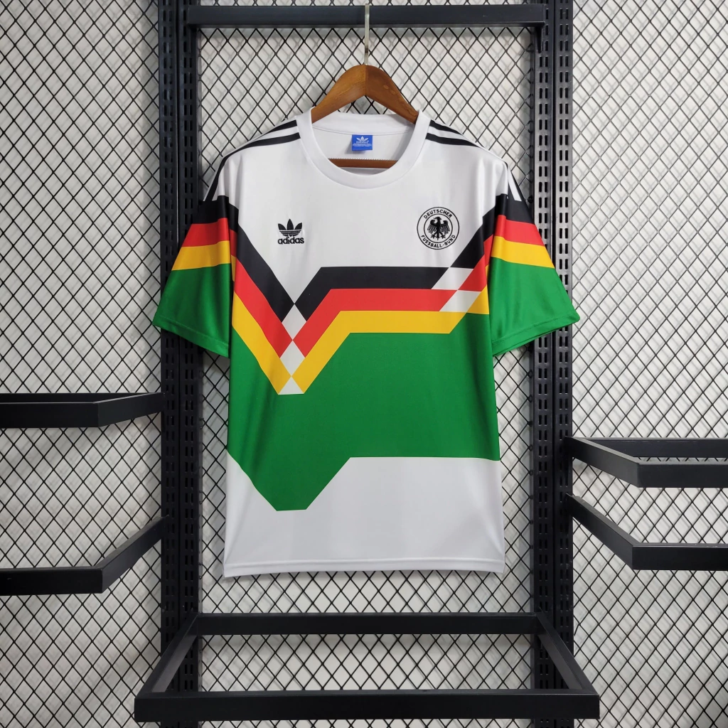 Camisa da Alemanha Retrô 1990-1991 Camisa da Alemanha Retrô 1990-1991