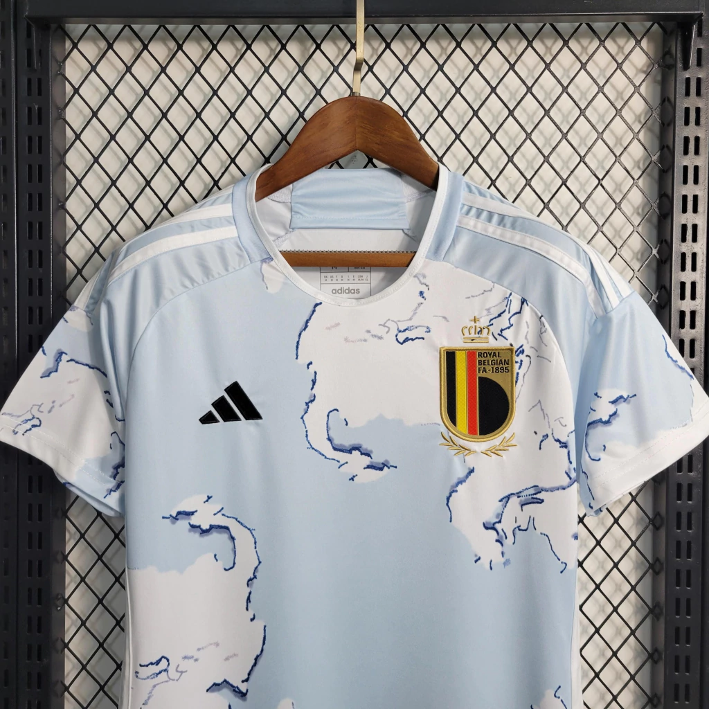 Camisa da Bélgica Feminina II 2023-2024 Camisa da Bélgica Feminina II 2023-2024