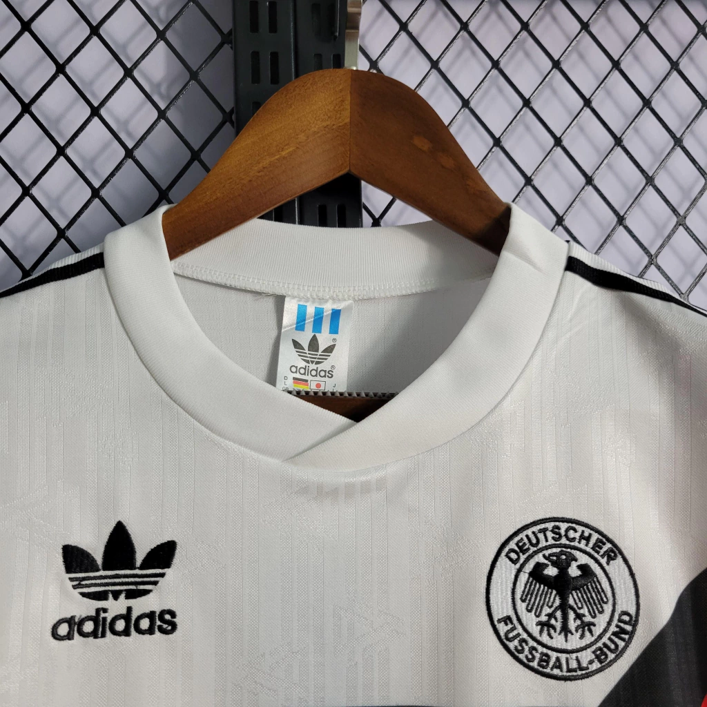 Camisa da Alemanha Retrô 1990-1991 Camisa da Alemanha Retrô 1990-1991