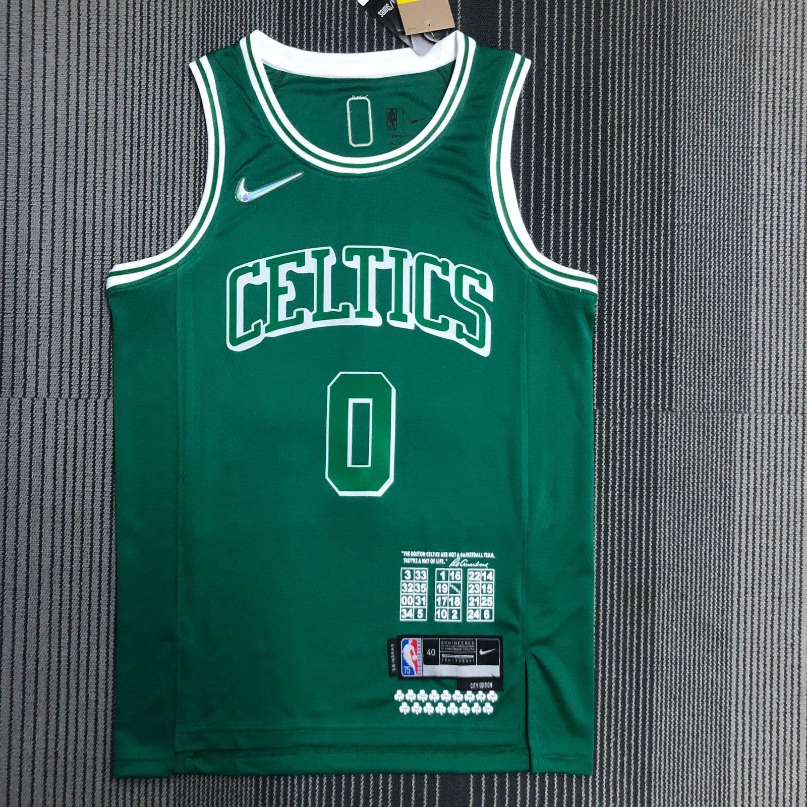 Regata Boston Celtics City Edition Diamante 75th Regata Boston Celtics City Edition Diamante 75th