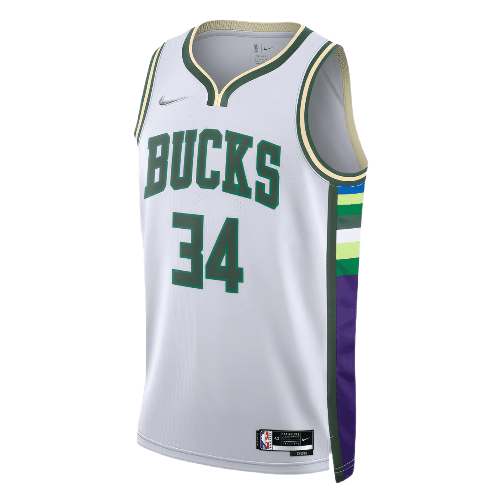 Regata Milwaukee Bucks City Edition Diamante 75th Regata Milwaukee Bucks City Edition Diamante 75th