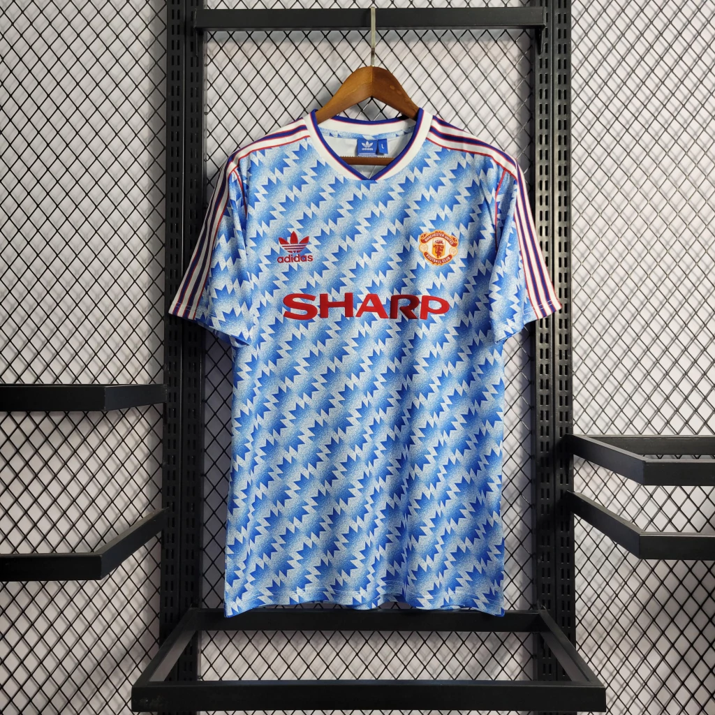 Camisa do Manchester United Retrô 1990-1991 Camisa do Manchester United Retrô 1990-1991