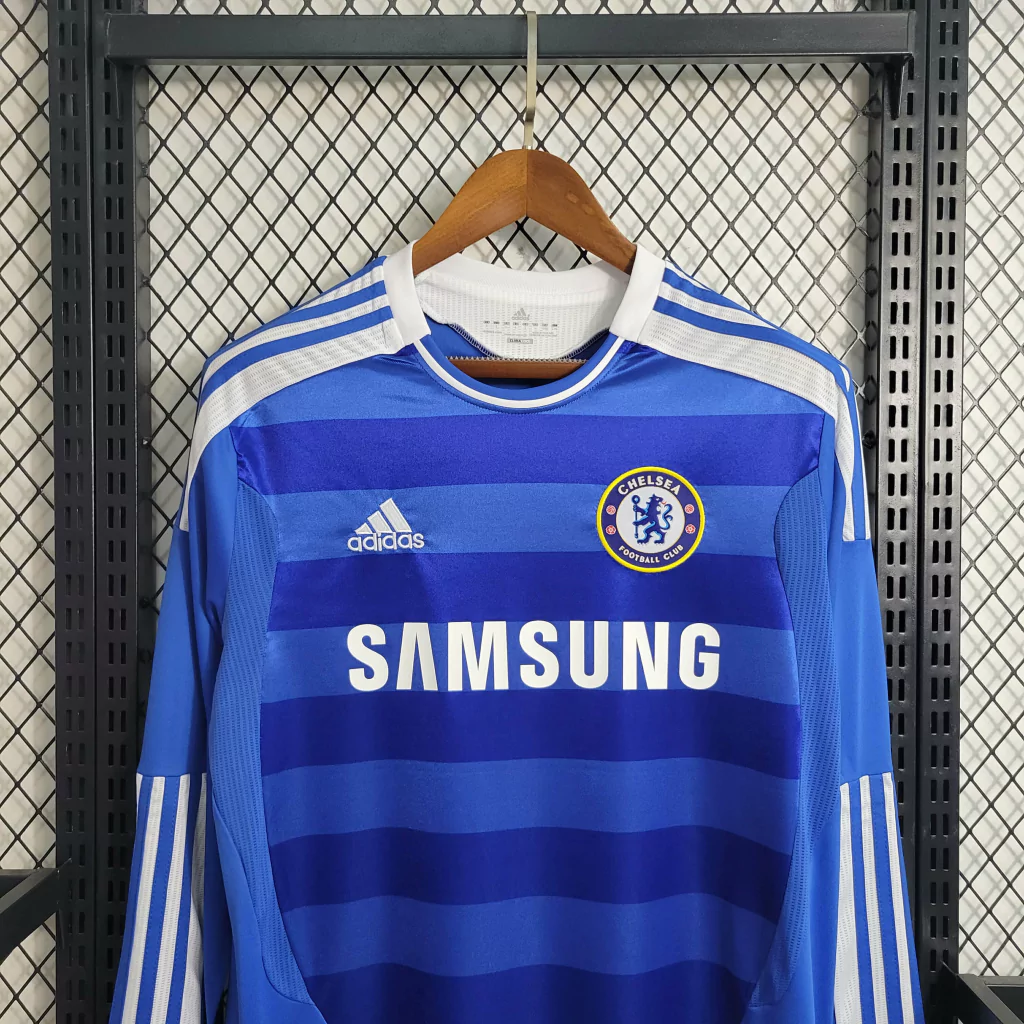 Camisa do Chelsea Manga Longa Retrô 2011-2012 Camisa do Chelsea Manga Longa Retrô 2011-2012