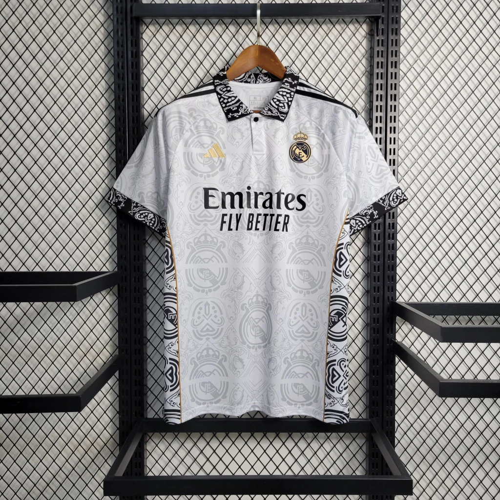 Camisa do Real Madrid Polo EE 2023-2024 Camisa do Real Madrid Polo EE 2023-2024