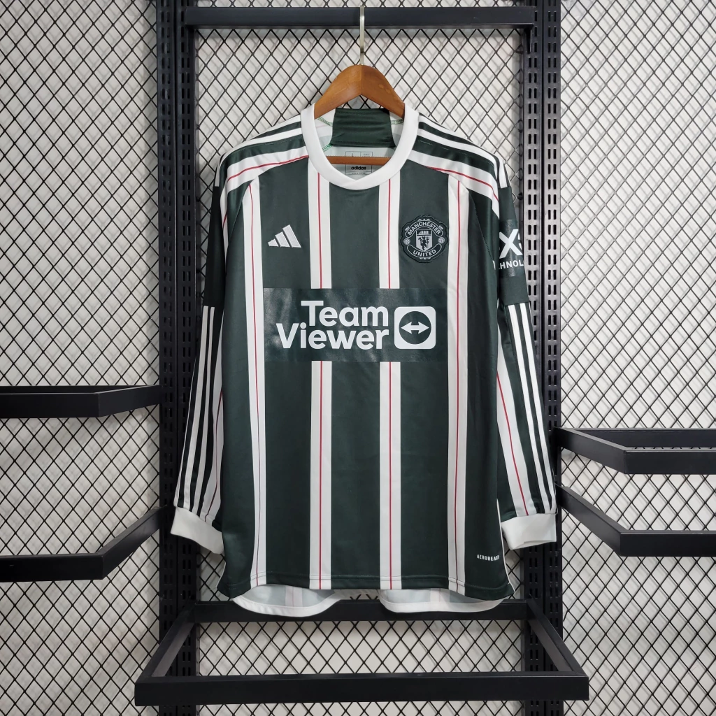 Camisa do Manchester United Manga Longa 2023-2024 Camisa do Manchester United Manga Longa 2023-2024