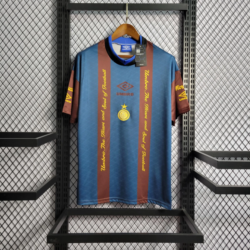 Camisa do Inter de Milão Retrô 1994-1995 Camisa do Inter de Milão Retrô 1994-1995