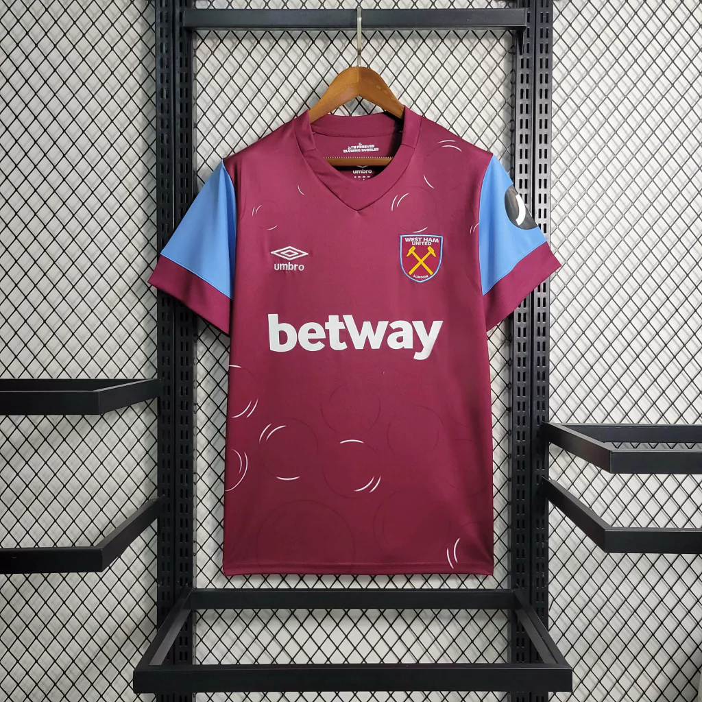 Camisa do West Ham I 2023-2024 Camisa do West Ham I 2023-2024