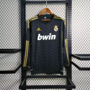 Camisa do Real Madrid Retrô Manga Longa 2011-2012