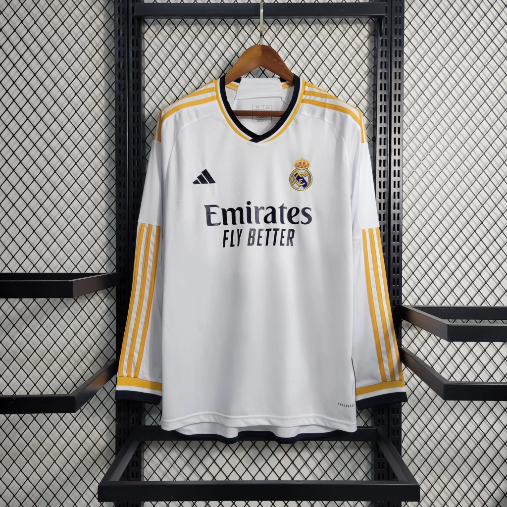 Camisa do Real Madrid Manga Longa 2023-2024 Camisa do Real Madrid Manga Longa 2023-2024