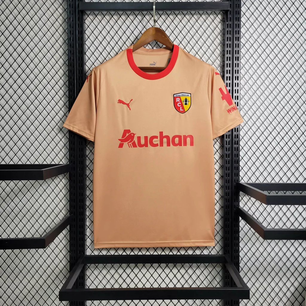 Camisa do RC Lens EE 2023-2024 Camisa do RC Lens 2023-2024