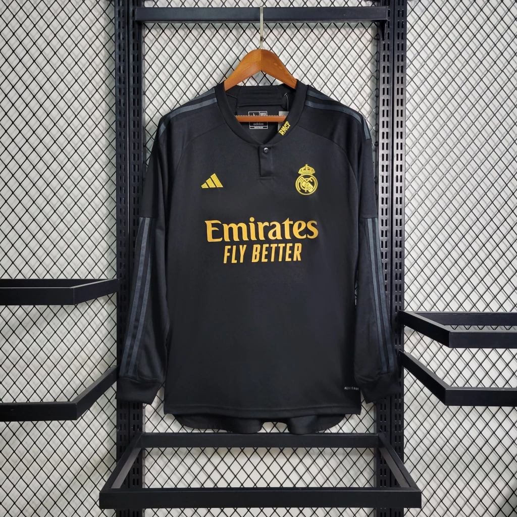 Camisa do Real Madrid Manga Longa 2023-2024 Camisa do Real Madrid Manga Longa 2023-2024