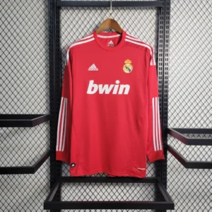 Camisa do Real Madrid Retrô Manga Longa 2011-2012