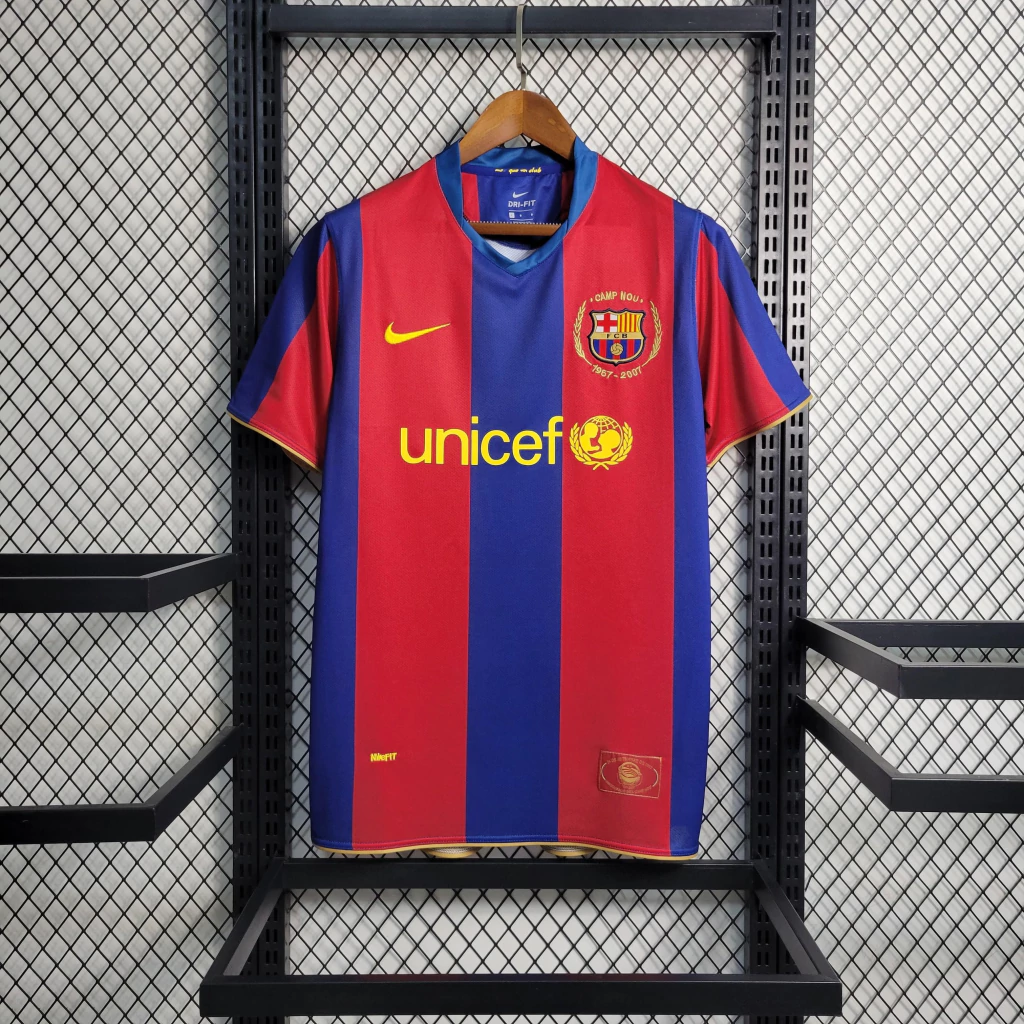 Camisa do Barcelona Retrô 2007-2008 Camisa do Barcelona Retrô 2007-2008
