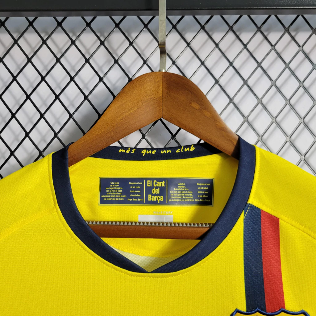 Camisa do Barcelona Retrô Manga Longa 2008-2009 Camisa do Barcelona Retrô Manga Longa 2008-2009