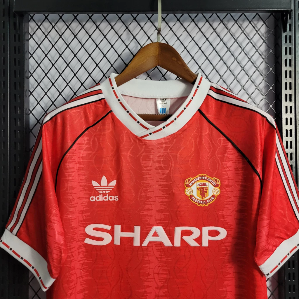 Camisa do Manchester United Retrô 1990-1991 Camisa do Manchester United Retrô 1990-1991