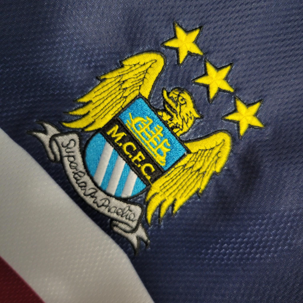 Camisa do Manchester City Retrô 1998-1999 Camisa do Manchester City Retrô 1998-1999