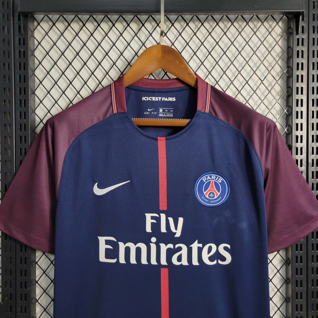 Camisa do PSG Retrô 2017-2018 Camisa do PSG Retrô 2017-2018
