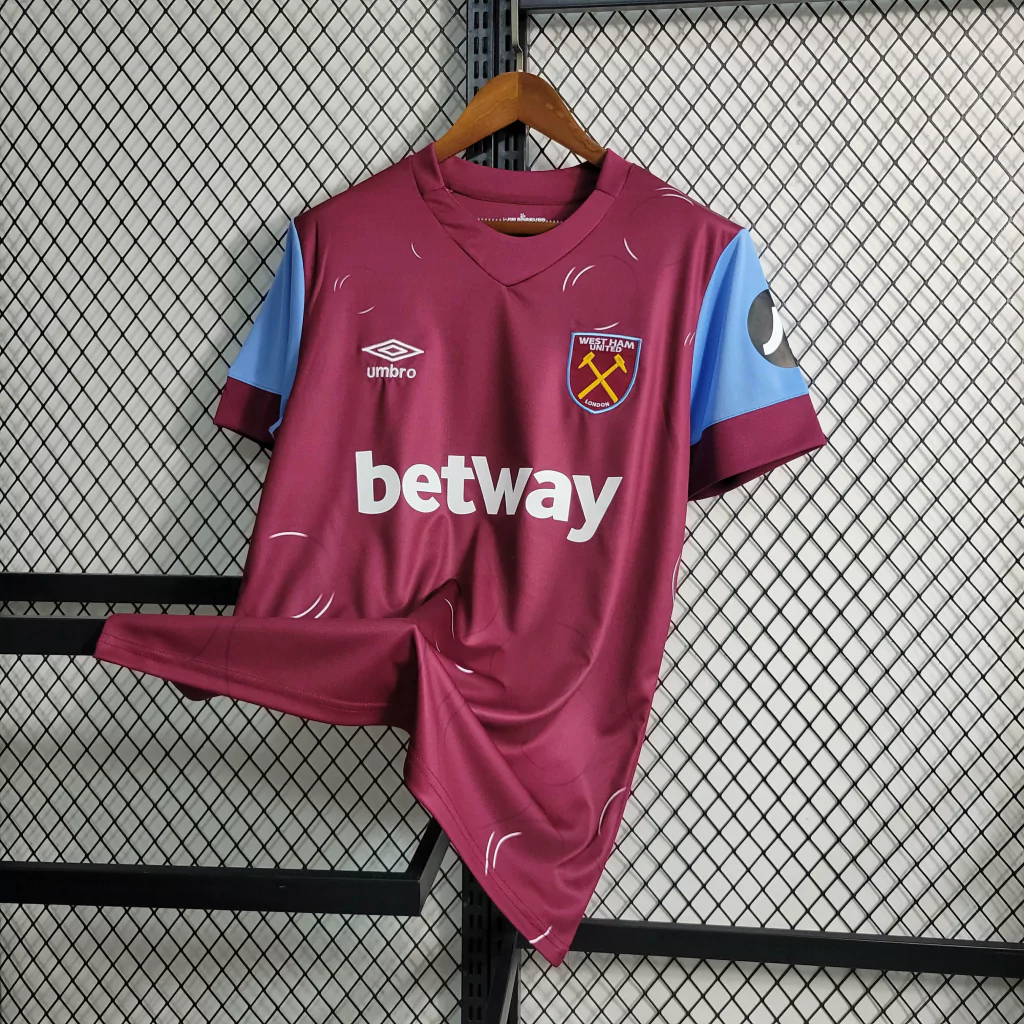 Camisa do West Ham I 2023-2024 Camisa do West Ham I 2023-2024