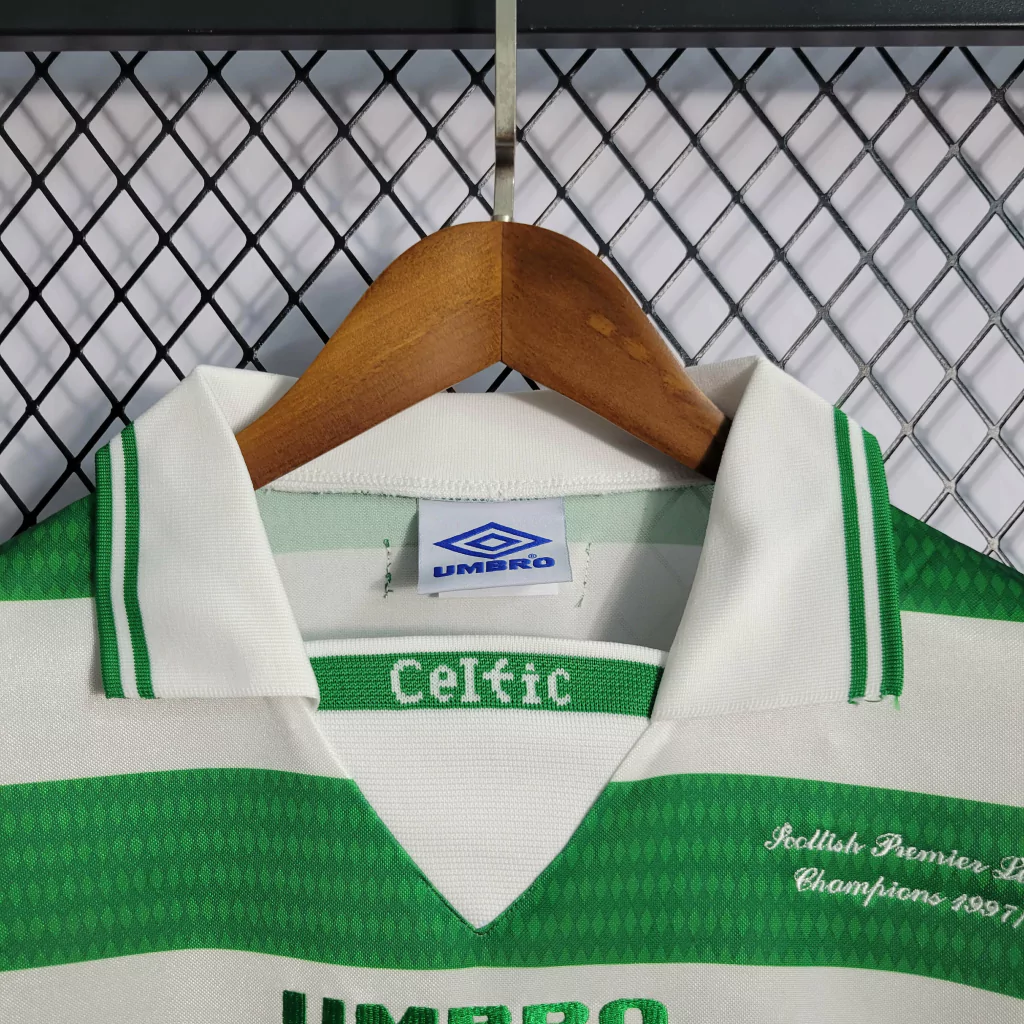Camisa do Celtic Retrô 1997-1998 Camisa do Celtic Retrô 1997-1998