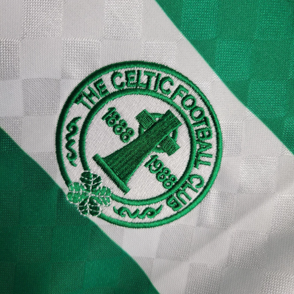 Camisa do Celtic Manga Longa Retrô 1987-1988 Camisa do Celtic Manga Longa Retrô 1987-1988