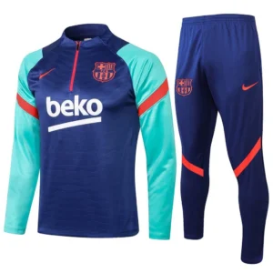 Conjunto Casaco e Calça do Barcelona 2021-2022