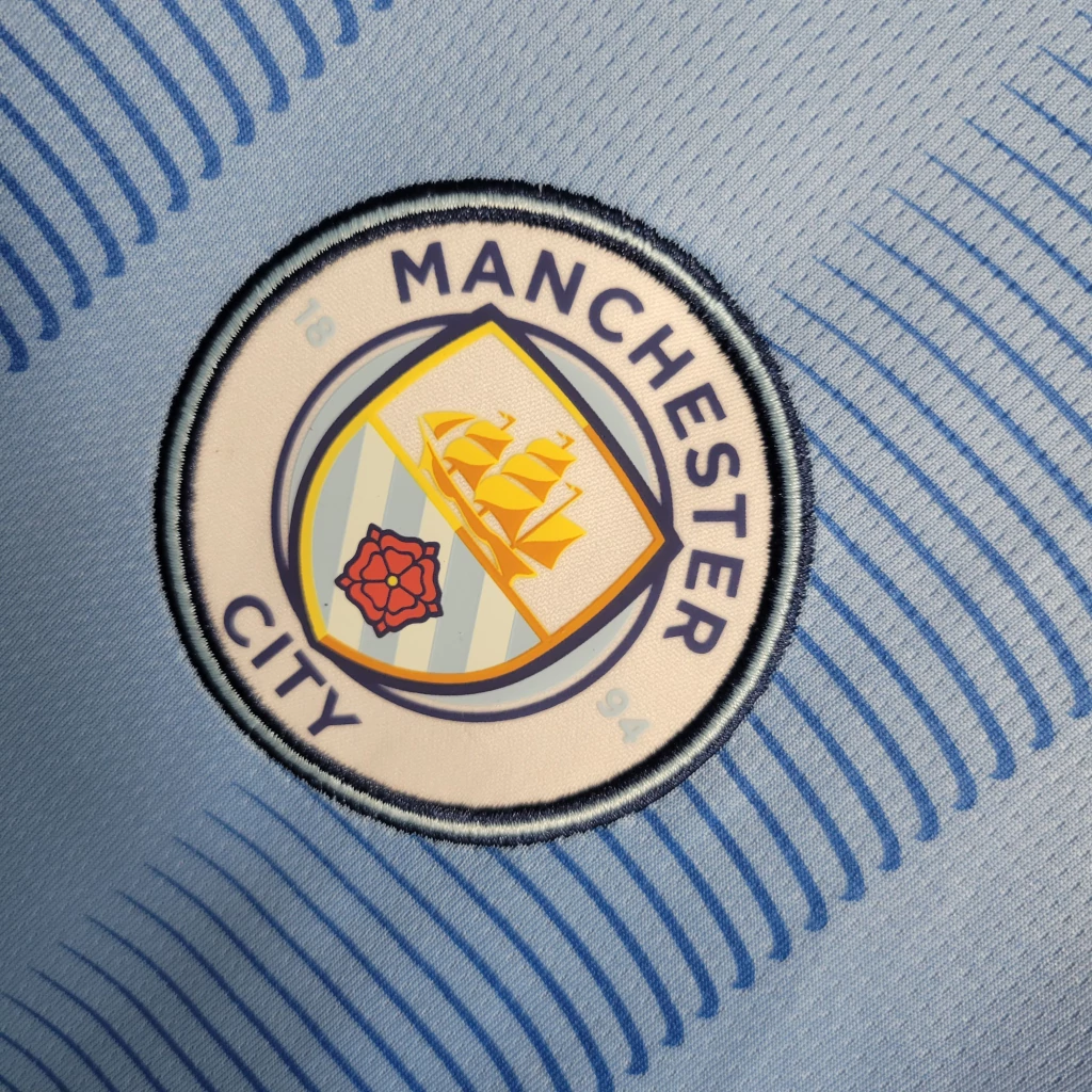 Camisa do Manchester City Manga Longa 2023-2024 Camisa do Manchester City Manga Longa 2023-2024