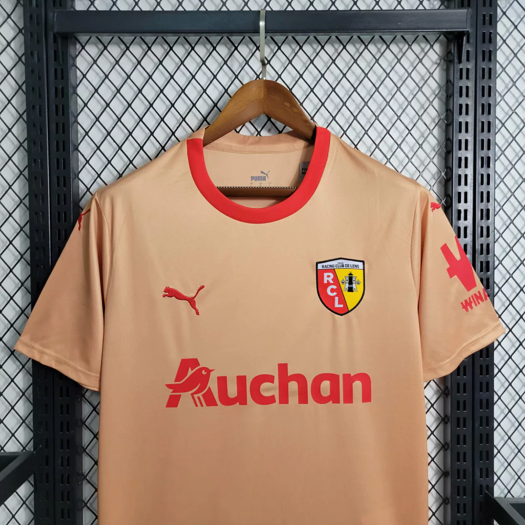 Camisa do RC Lens EE 2023-2024 Camisa do RC Lens 2023-2024