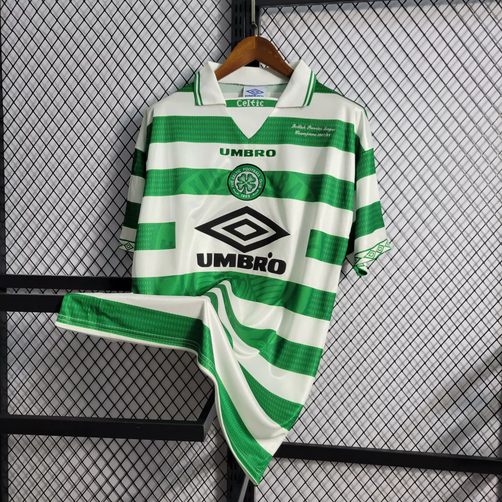Camisa do Celtic Retrô 1997-1998 Camisa do Celtic Retrô 1997-1998