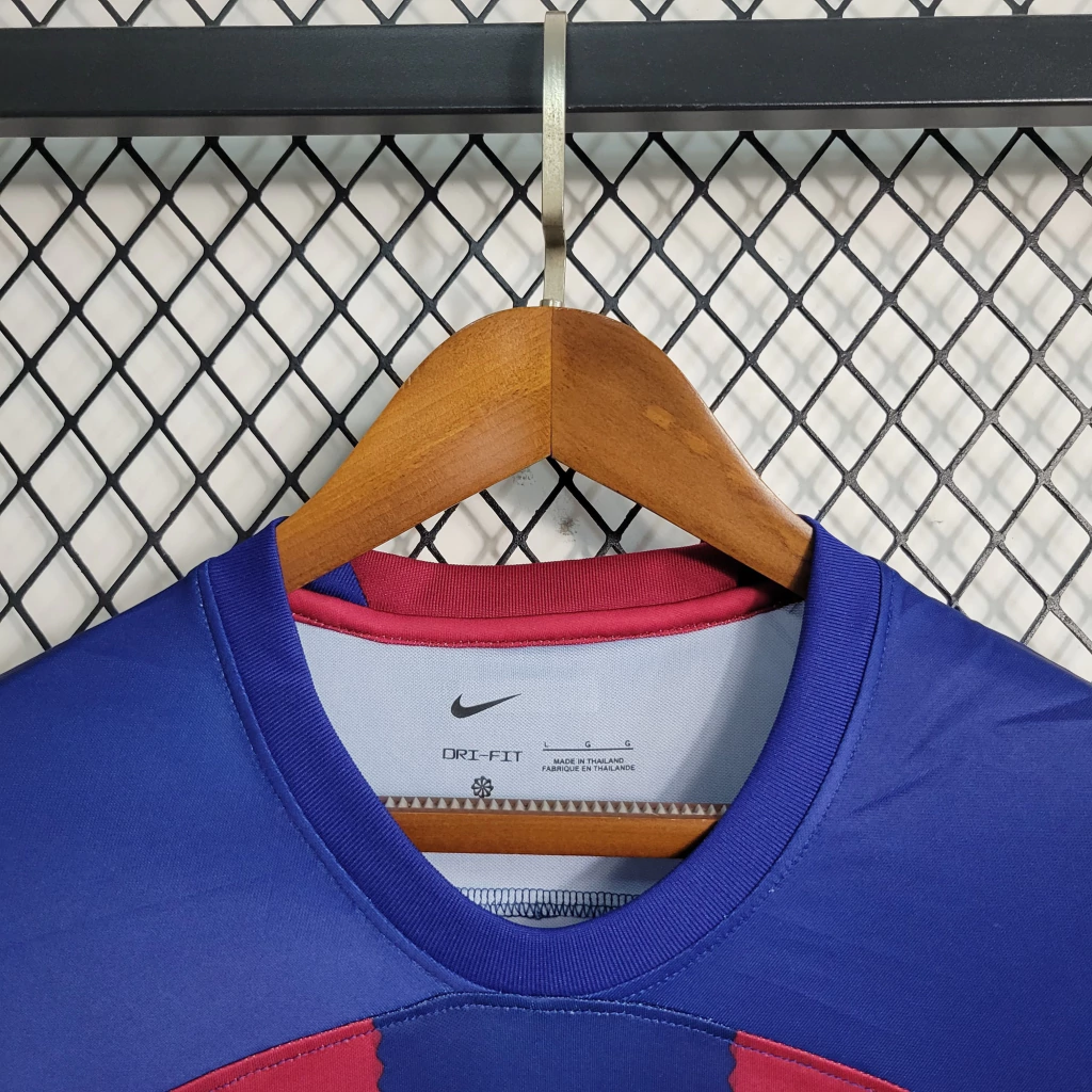 Camisa do Barcelona Manga Longa 2023-2024 Camisa do Barcelona Manga Longa 2023-2024