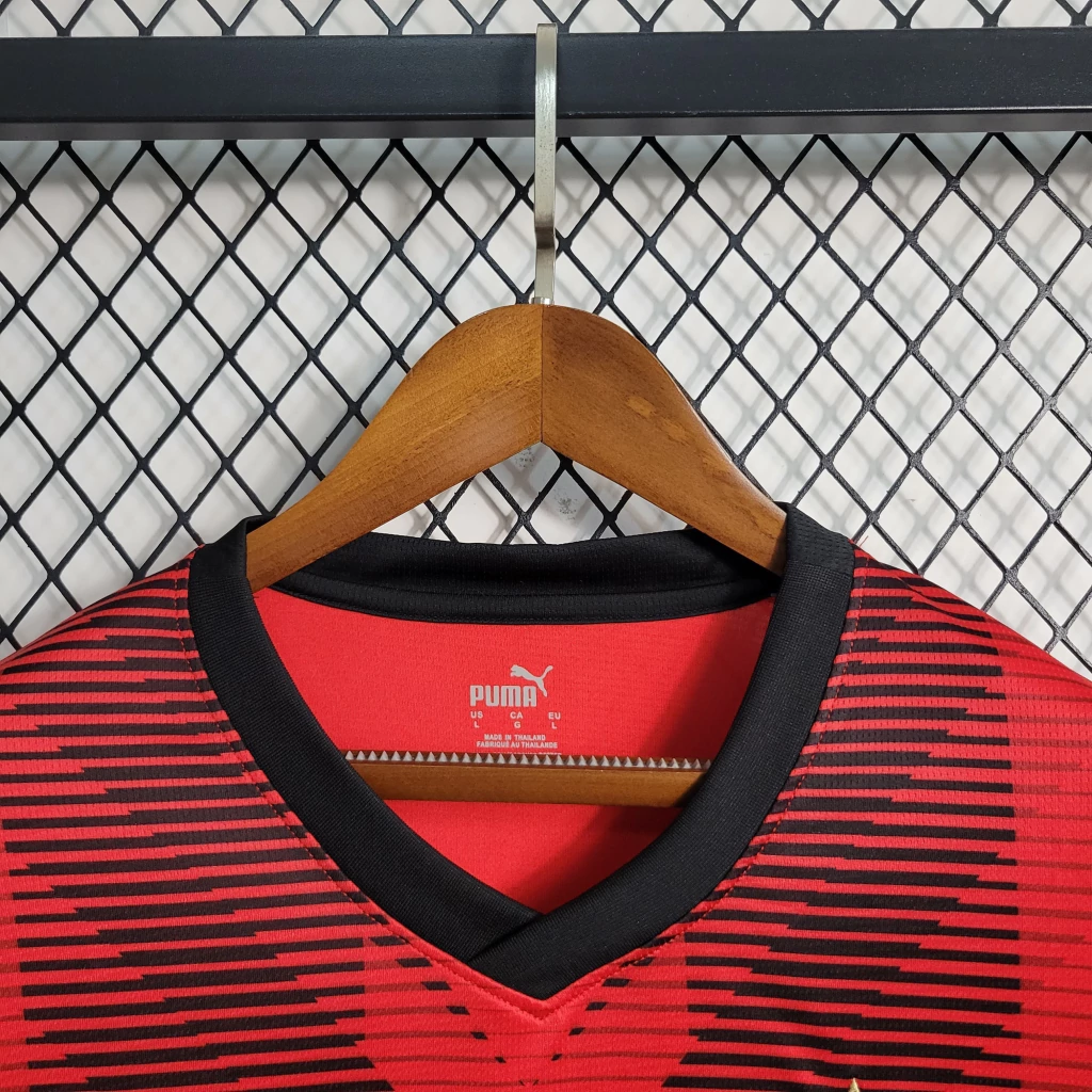 Camisa do Milan Manga Longa 2023-2024 Camisa do Milan Manga Longa 2023-2024