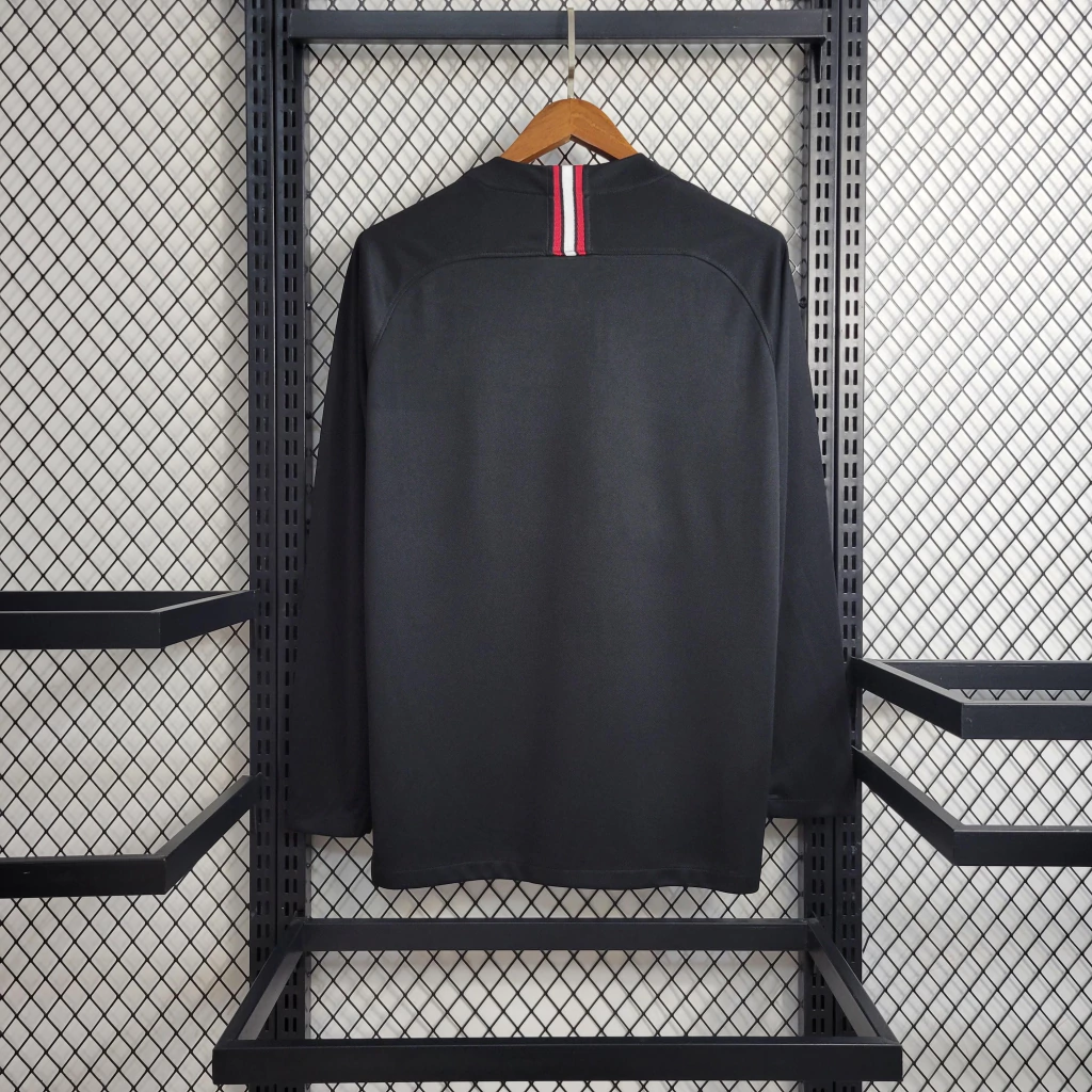 Camisa do PSG Manga Longa Retrô 2018-2019 Camisa do PSG Manga Longa Retrô 2018-2019