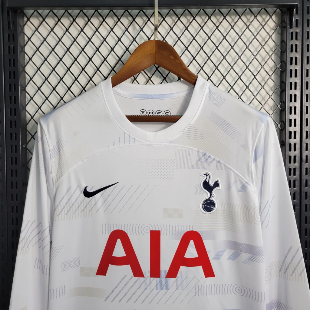 Camisa do Tottenham Manga Longa 2023-2024 Camisa do Tottenham Manga Longa 2023-2024