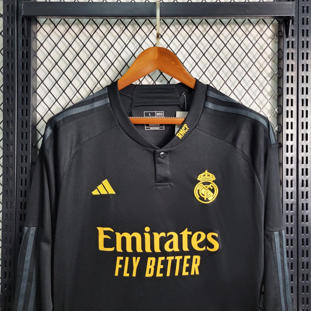 Camisa do Real Madrid Manga Longa 2023-2024 Camisa do Real Madrid Manga Longa 2023-2024