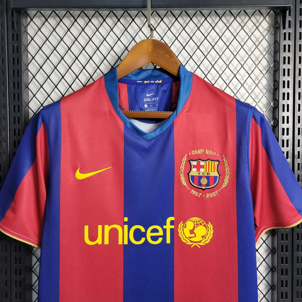 Camisa do Barcelona Retrô 2007-2008 Camisa do Barcelona Retrô 2007-2008