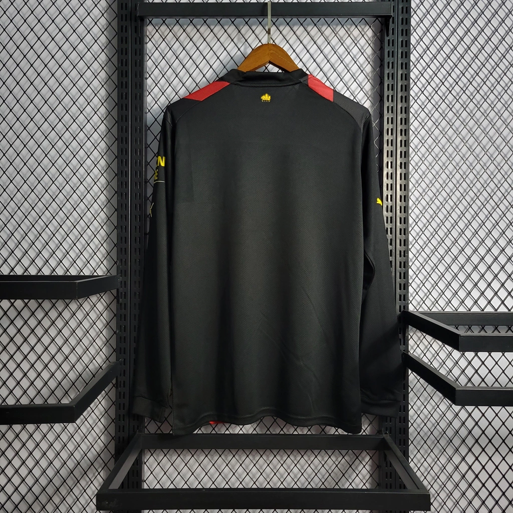 Camisa do Manchester City Manga Longa 2022-2023 Camisa do Manchester City Manga Longa 2022-2023