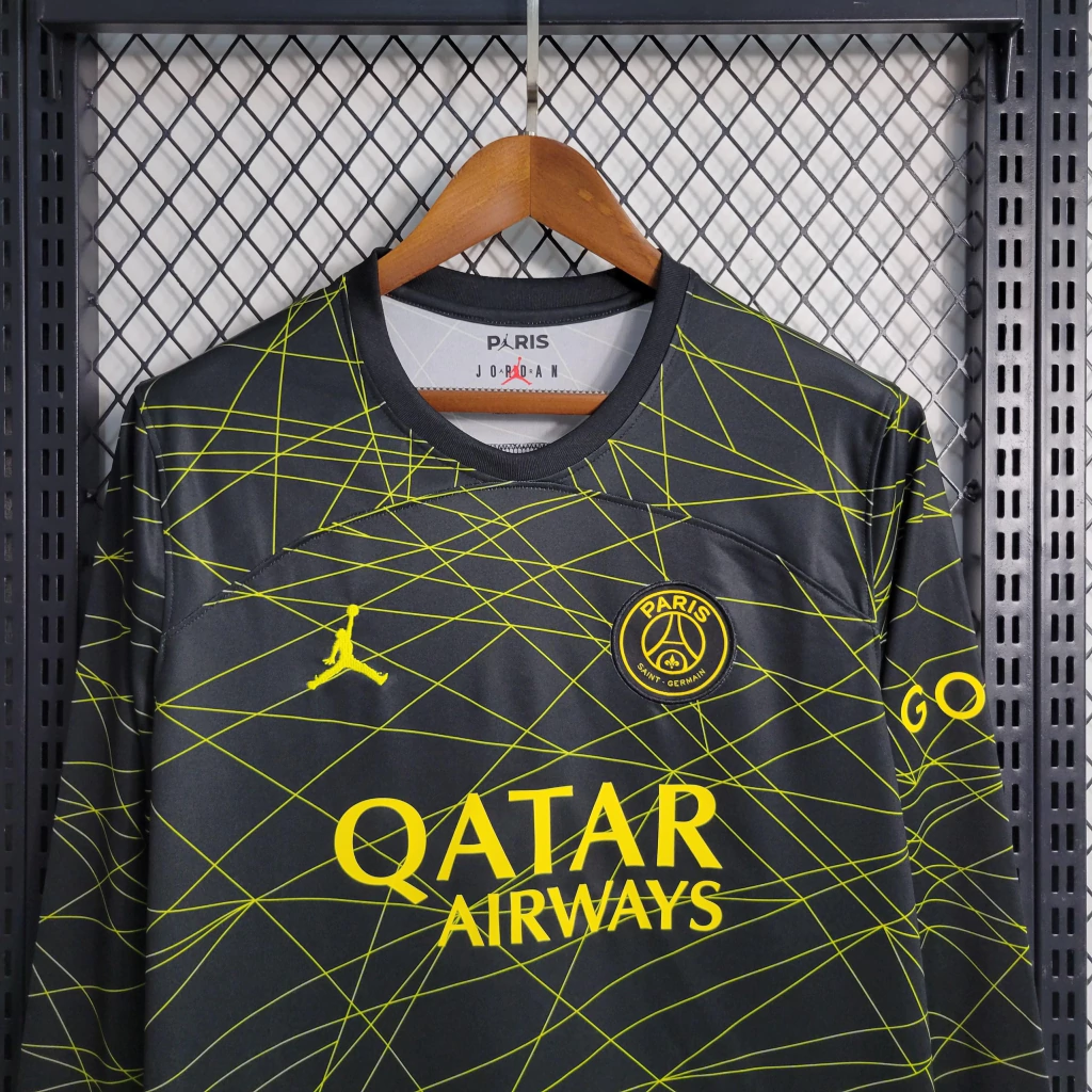 Camisa do PSG Manga Longa 2023-2024 Camisa do PSG Manga Longa 2023-2024