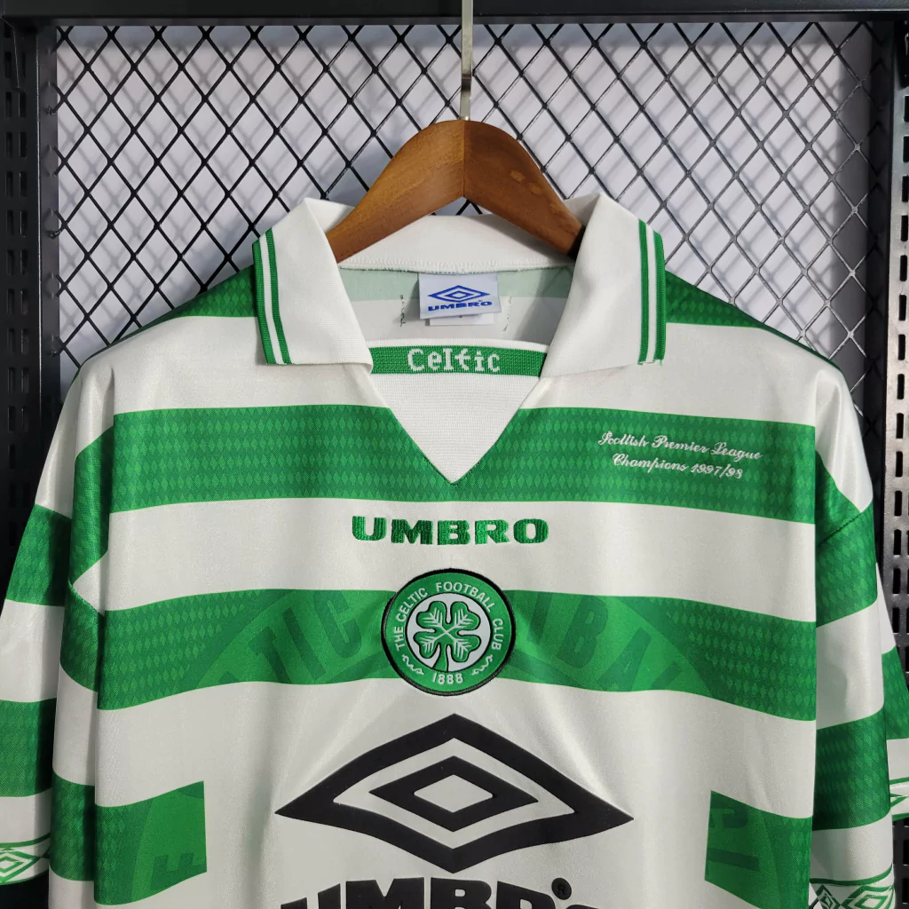Camisa do Celtic Retrô 1997-1998 Camisa do Celtic Retrô 1997-1998