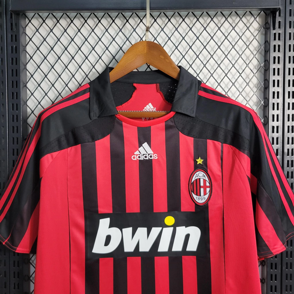 Camisa do Milan Retrô 2007-2008 Camisa do Milan Retrô 2007-2008
