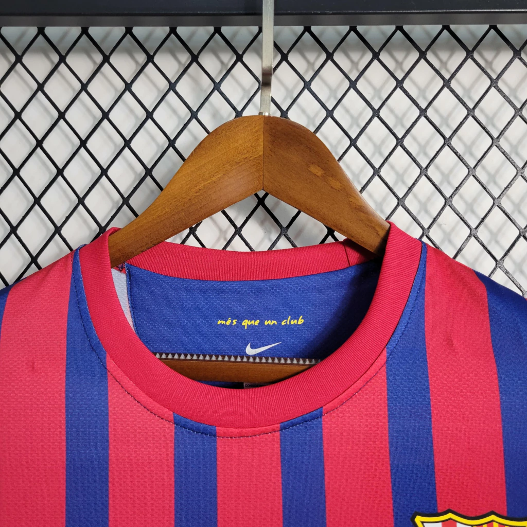 Camisa do Barcelona Retrô Manga Longa 2011-2012 Camisa do Barcelona Retrô Manga Longa 2011-2012