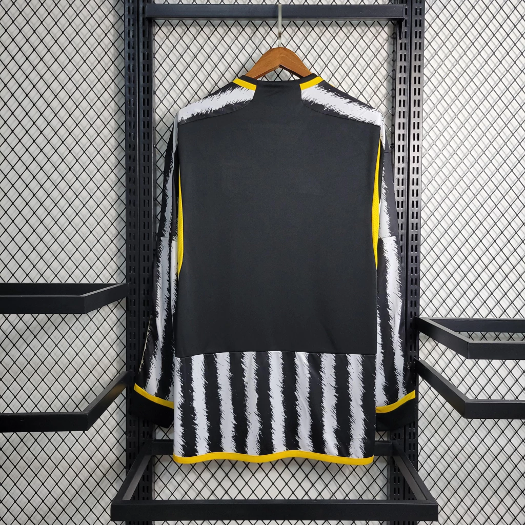 Camisa da Juventus Manga Longa 2023-2024 Camisa da Juventus Manga Longa 2023-2024