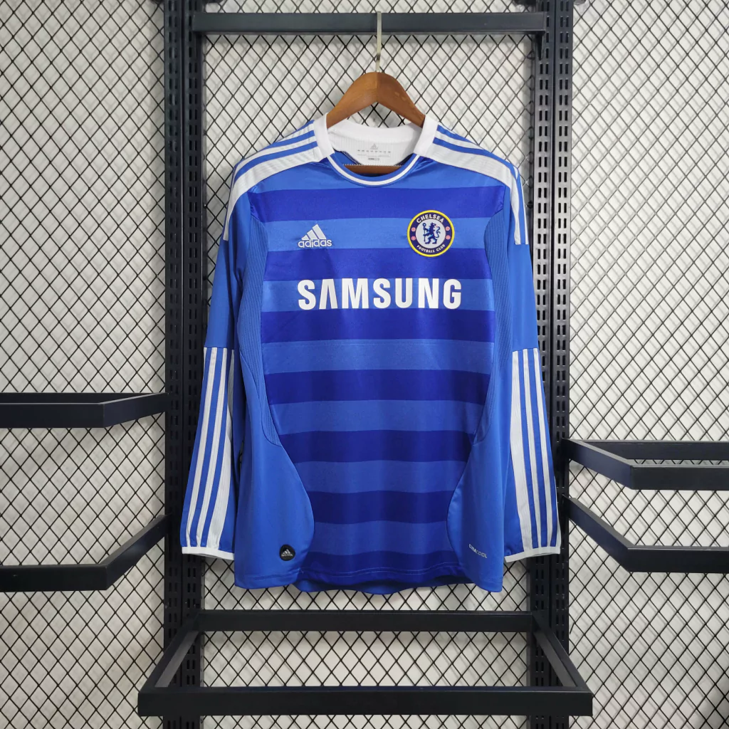 Camisa do Chelsea Manga Longa Retrô 2011-2012 Camisa do Chelsea Manga Longa Retrô 2011-2012