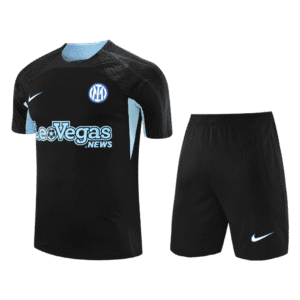 Conjunto Camisa e Short Preto do Inter de Milão 2023-2024