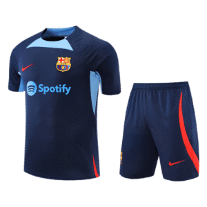 Conjunto Camisa e Short Azul do Barcelona 2022-2023